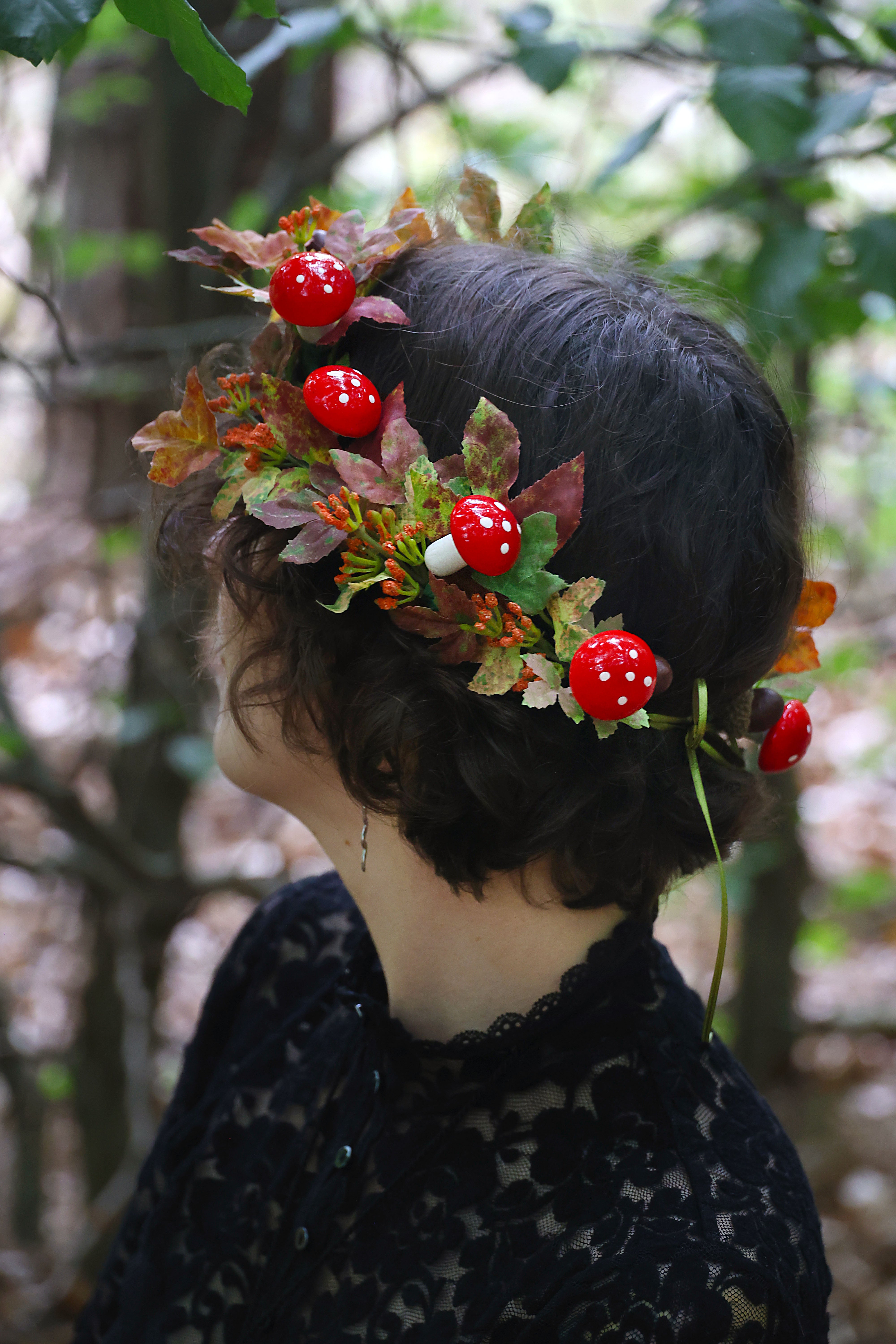 Ritualkopfschmuck Waldhexe