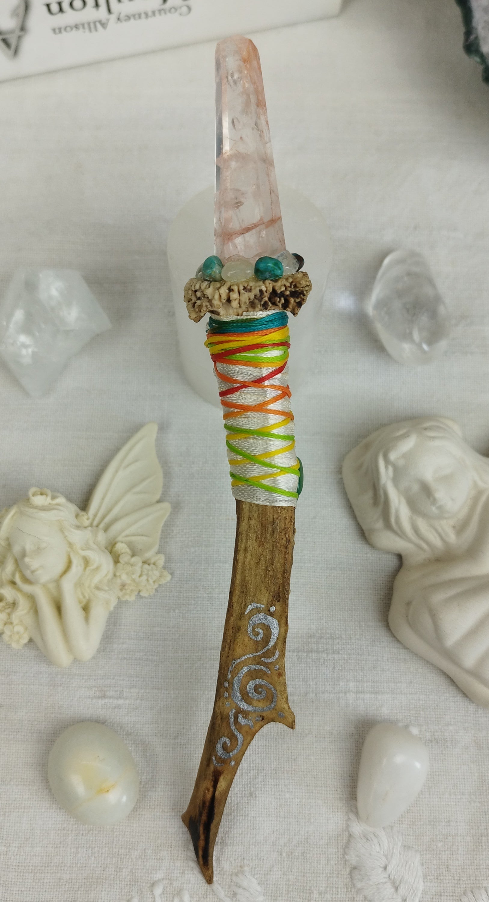 Kristallstab Frieden und Freude