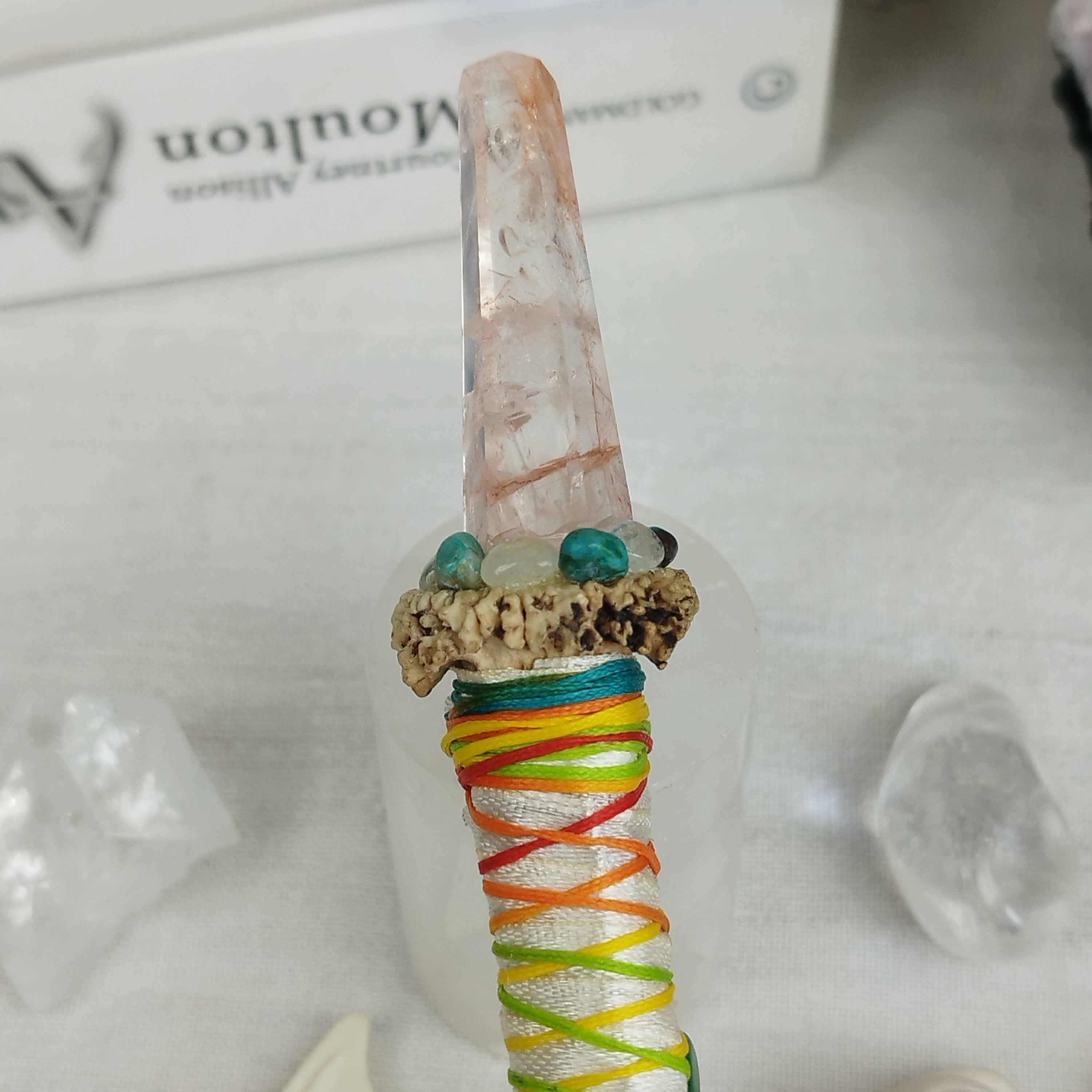 Kristallstab Frieden und Freude