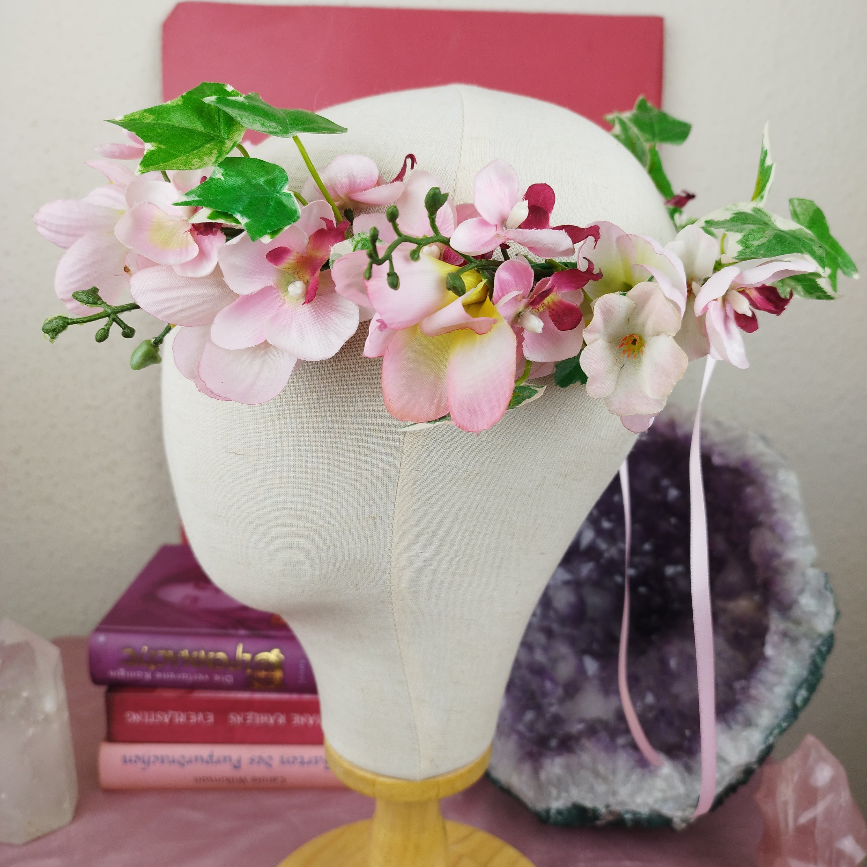 Schmuckset Selbstliebe: Ritualkopfschmuck und Ohrringe