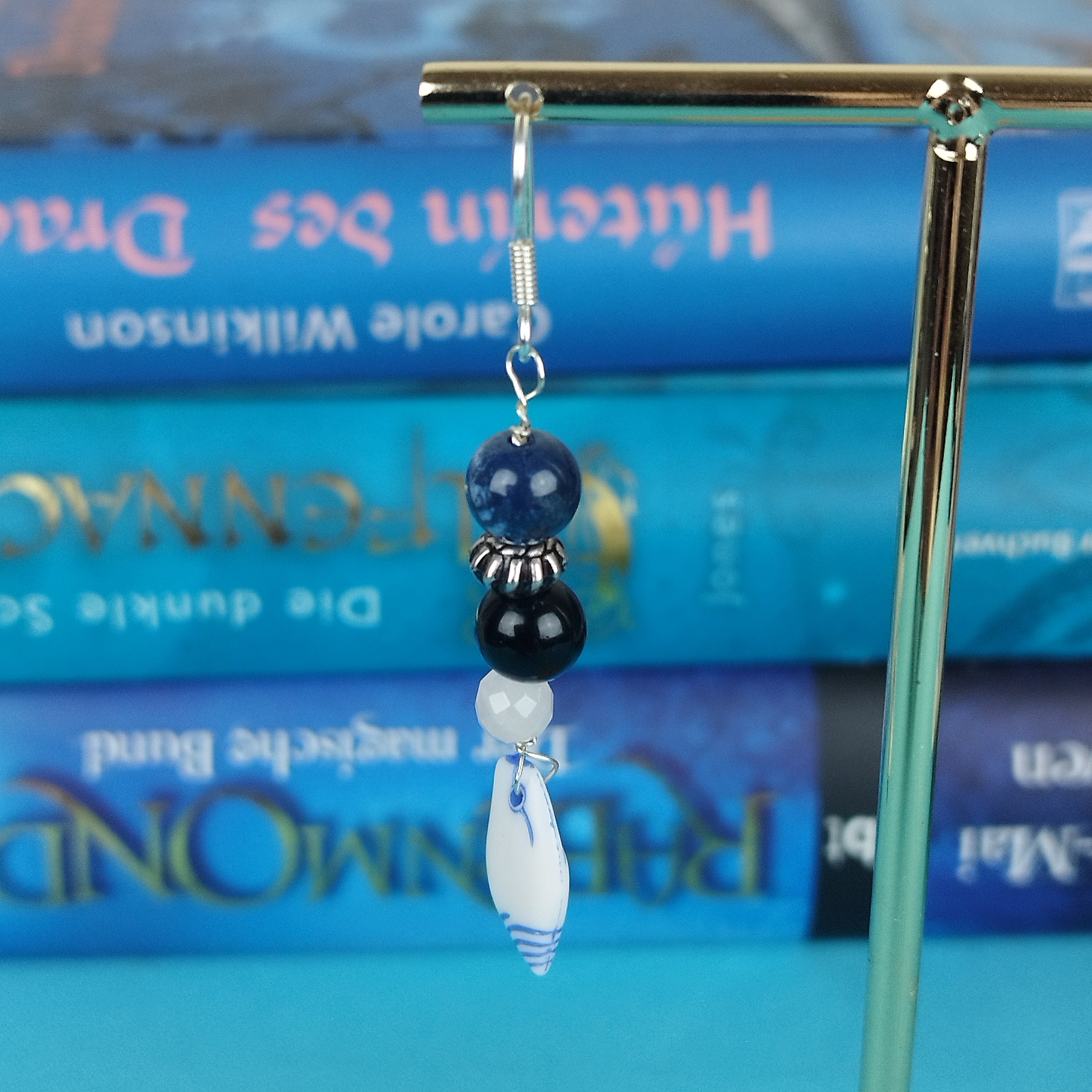Schmuckset Tiefsee: Kette und Ohrringe