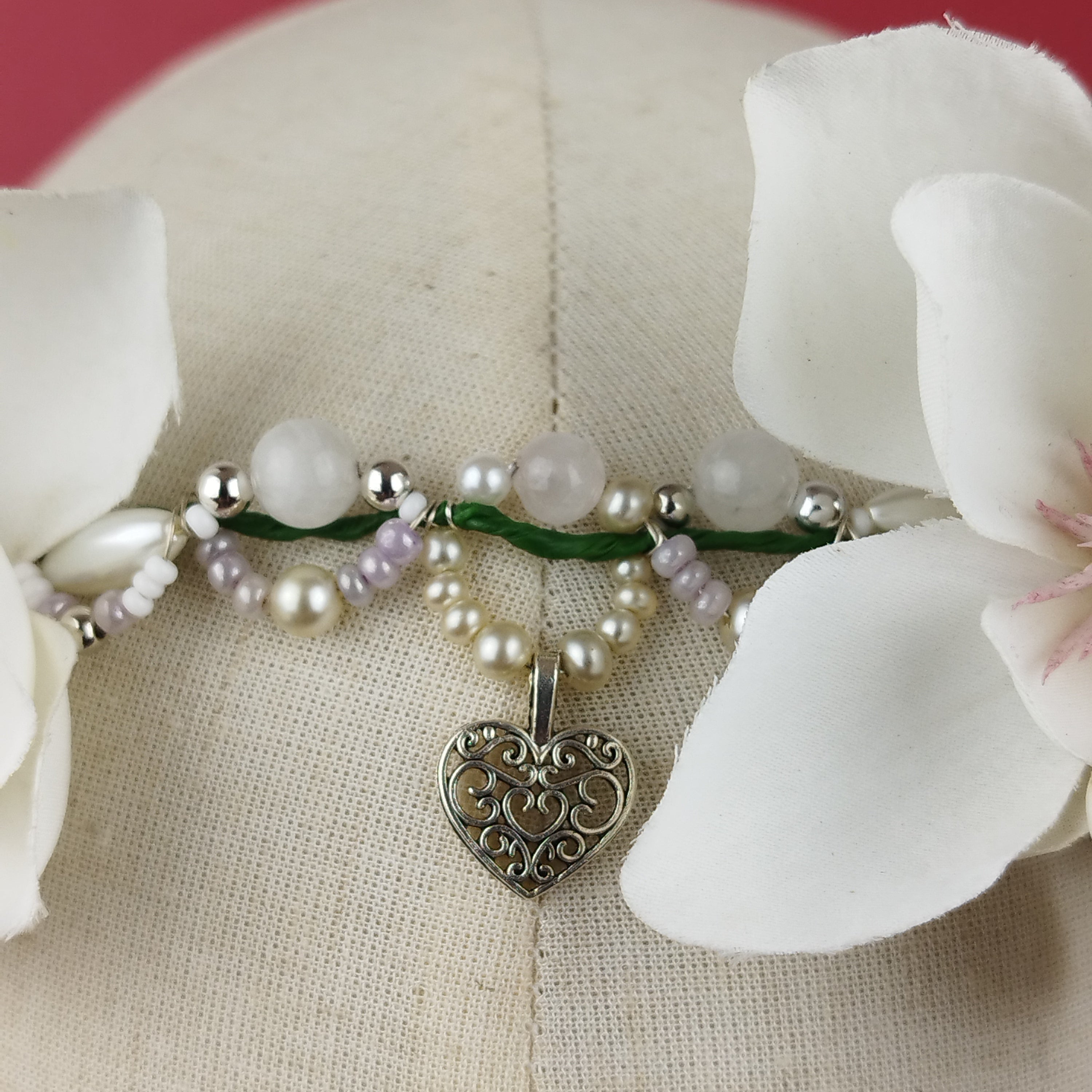 Schmuckset Priesterin: Ritualkopfschmuck und Ohrringe