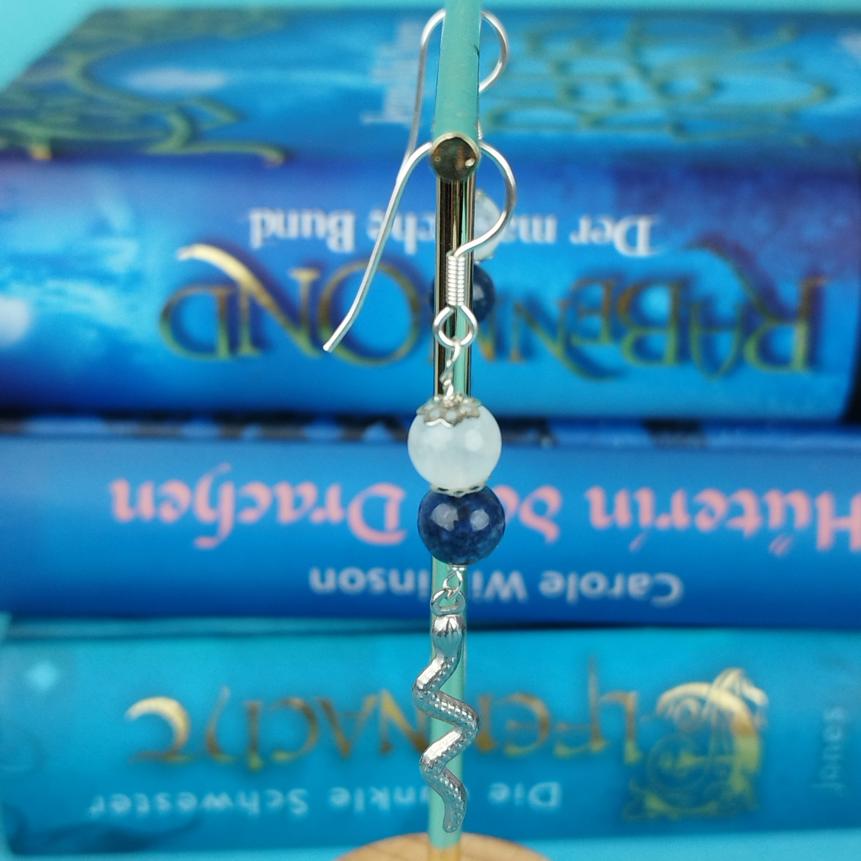 Schmuckset Himmelsschlange: Kette und Ohrringe