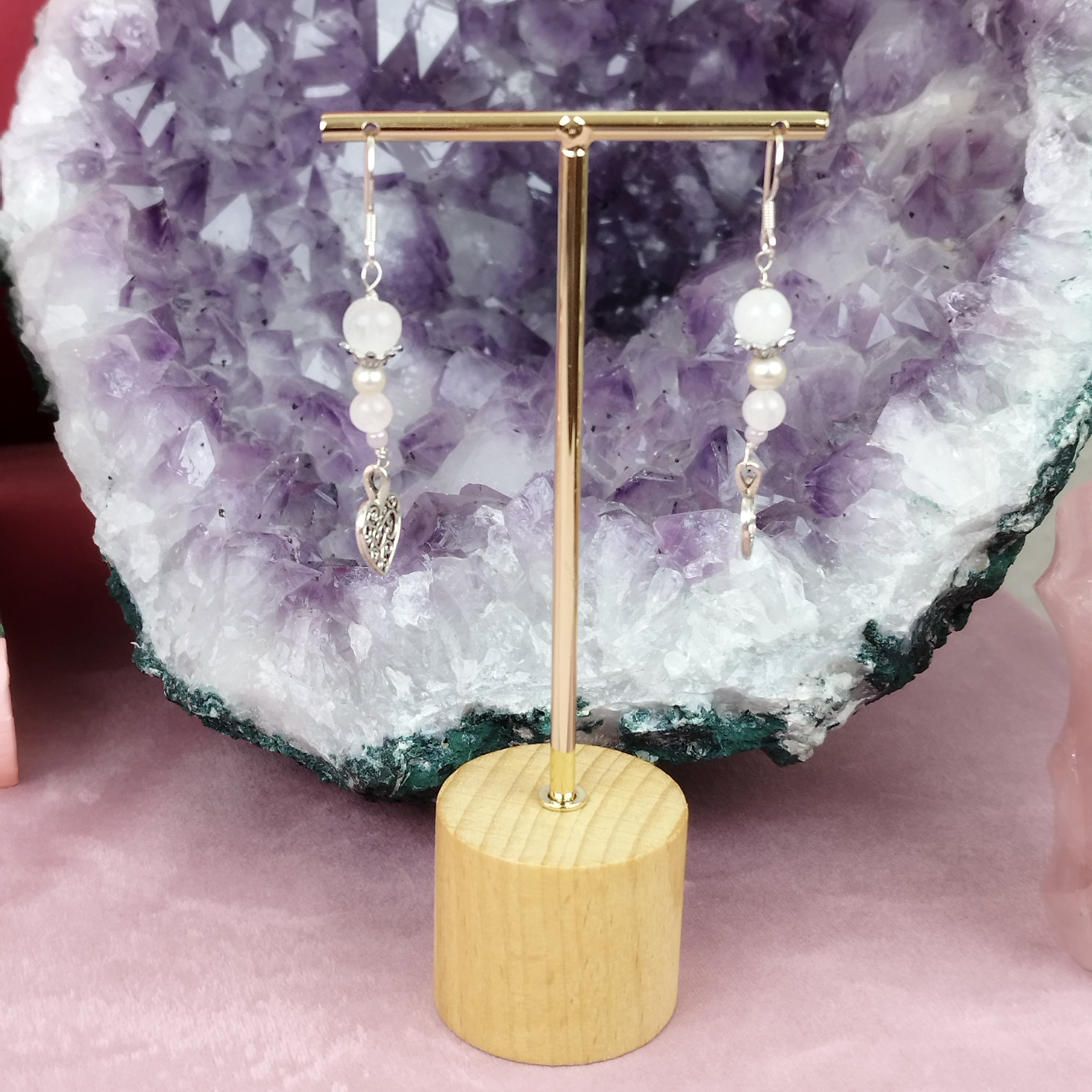 Schmuckset Priesterin: Ritualkopfschmuck und Ohrringe