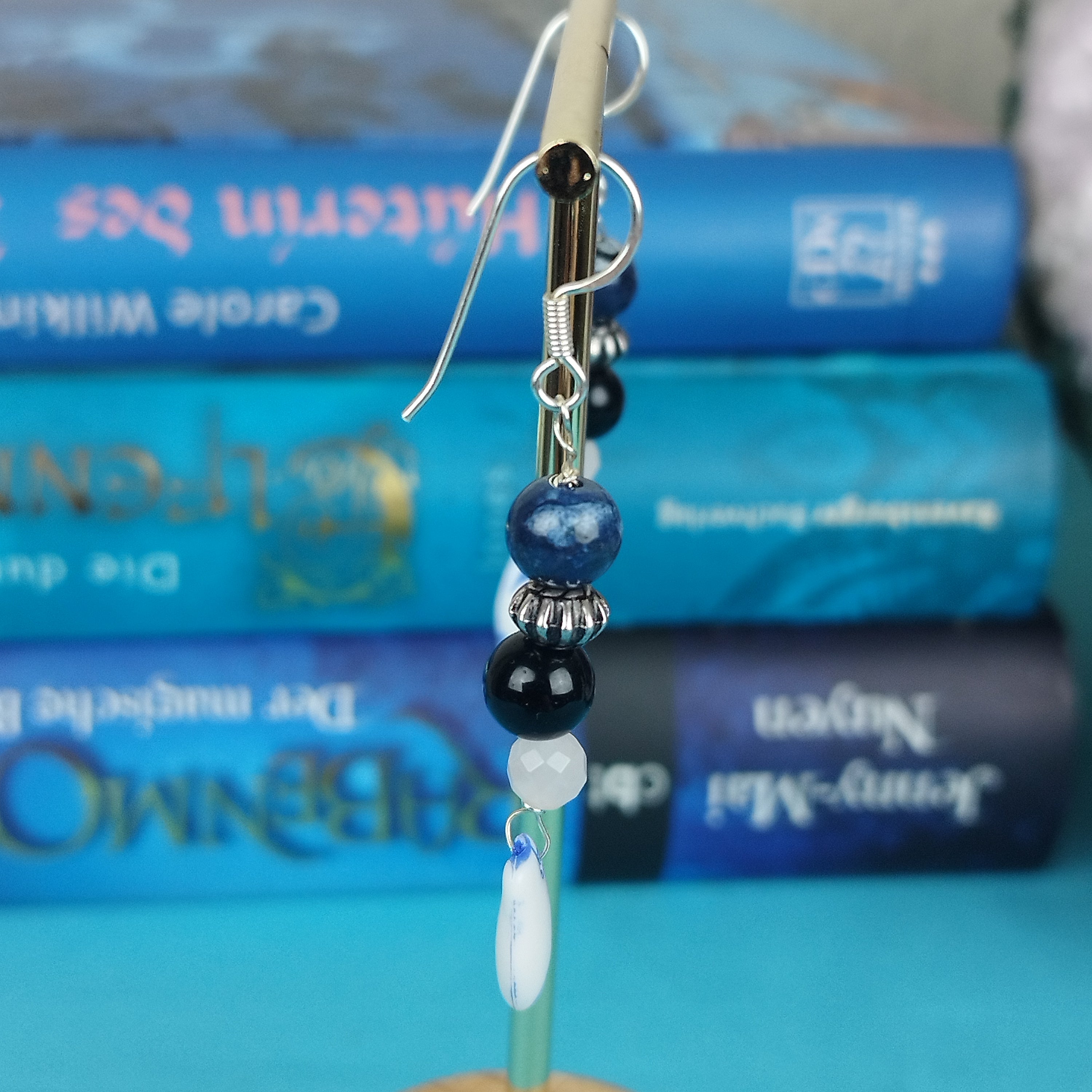 Schmuckset Tiefsee: Kette und Ohrringe