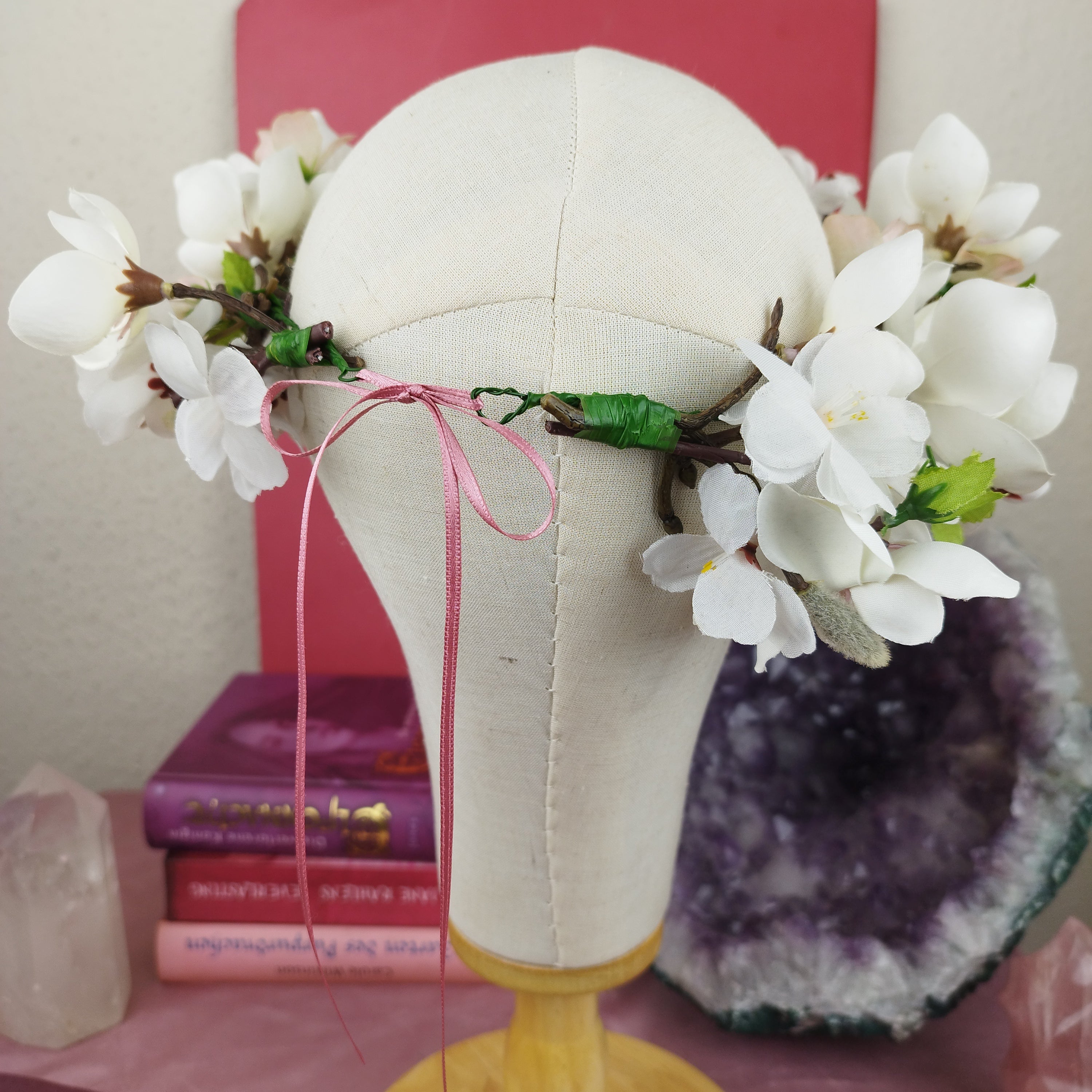 Schmuckset Priesterin: Ritualkopfschmuck und Ohrringe