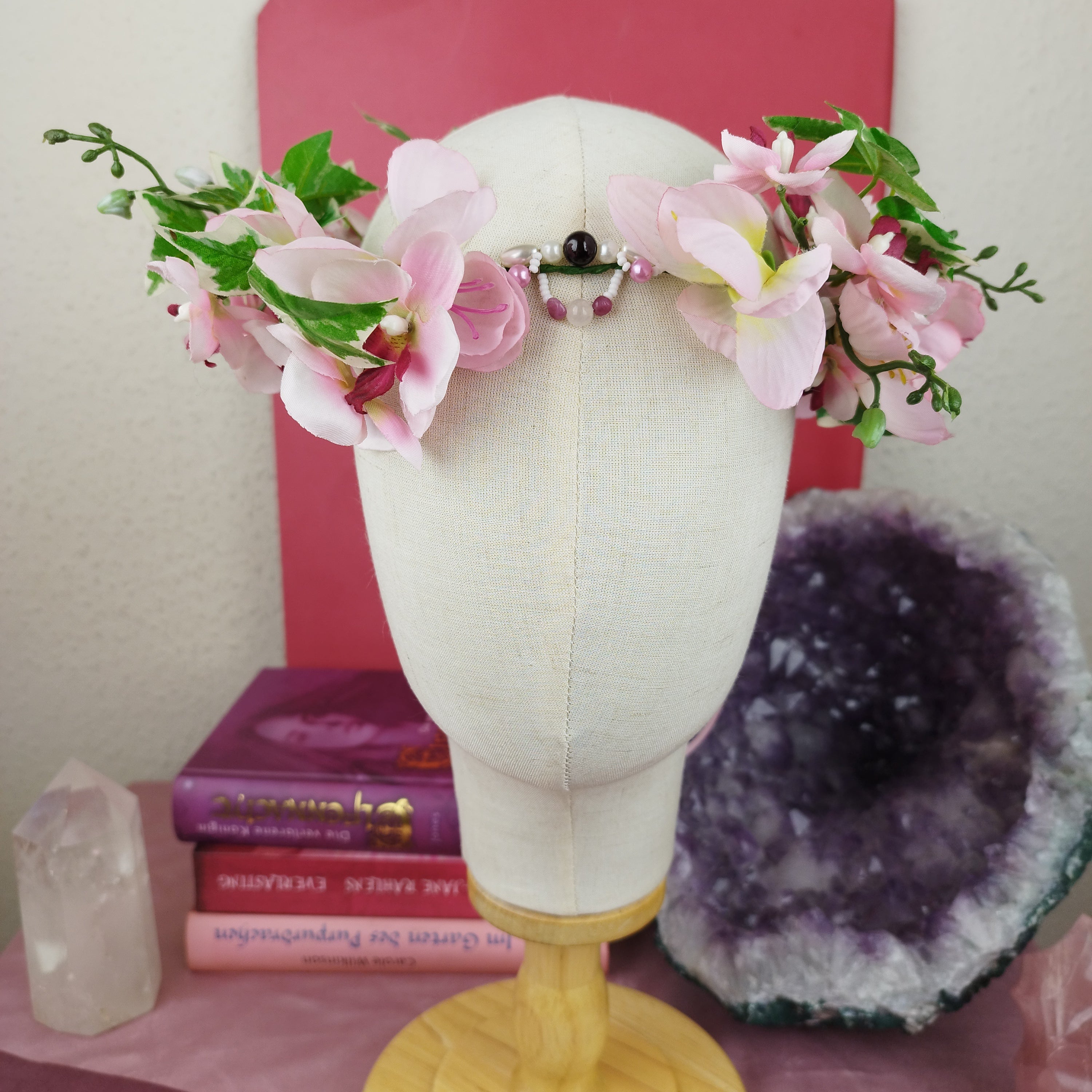 Schmuckset Selbstliebe: Ritualkopfschmuck und Ohrringe