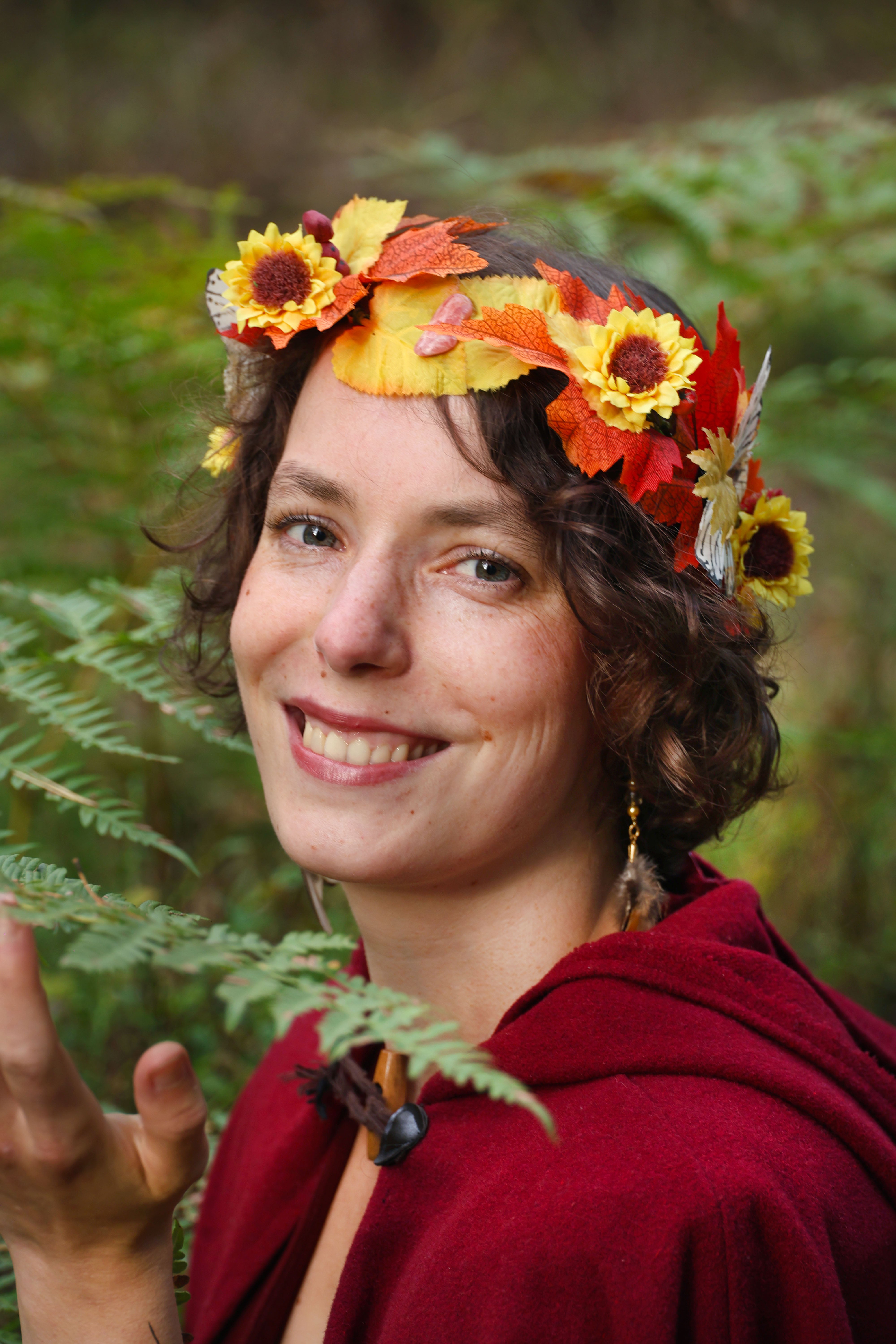 Schmuckset Transformation: Ritualkopfschmuck und Ohrringe