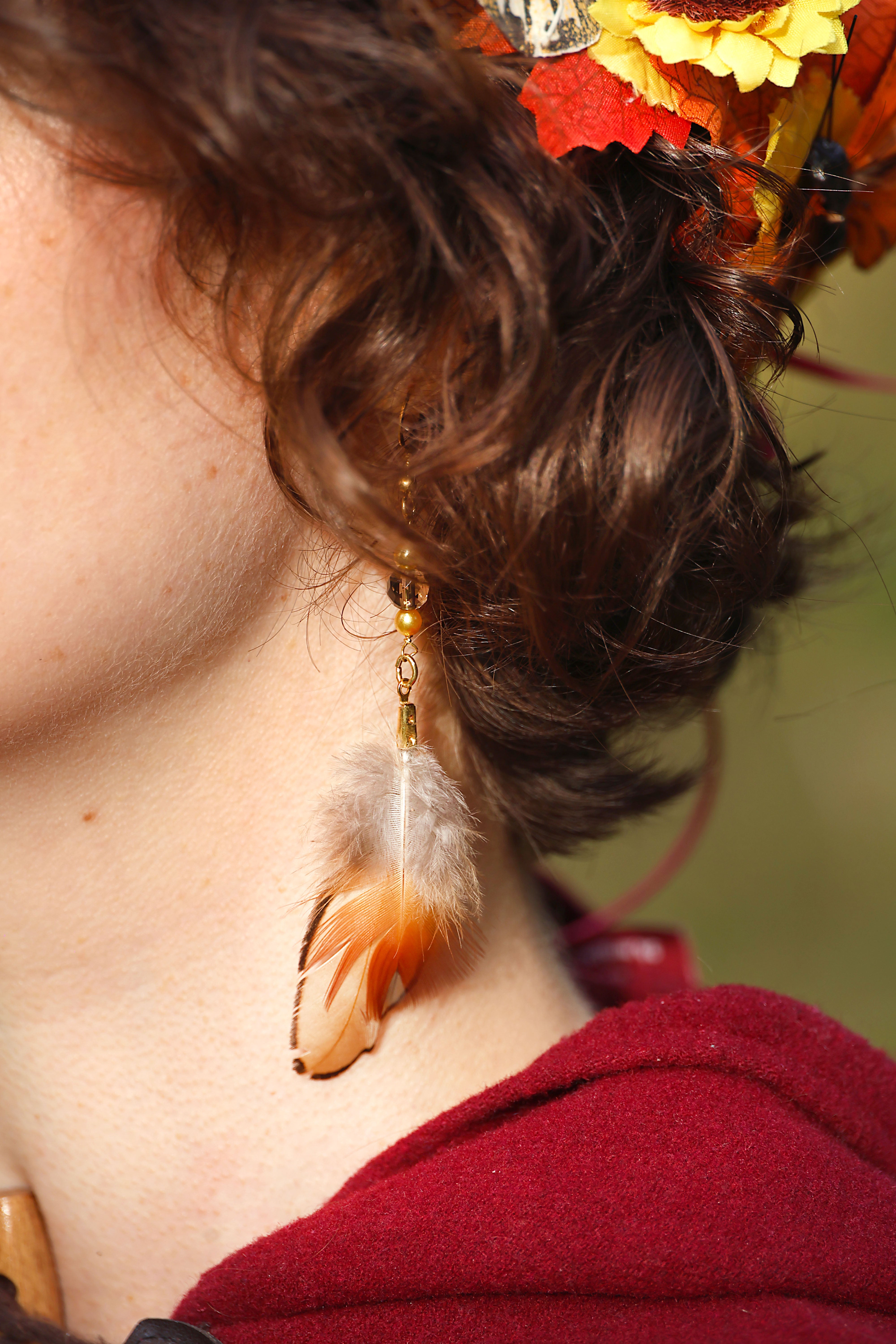 Schmuckset Transformation: Ritualkopfschmuck und Ohrringe