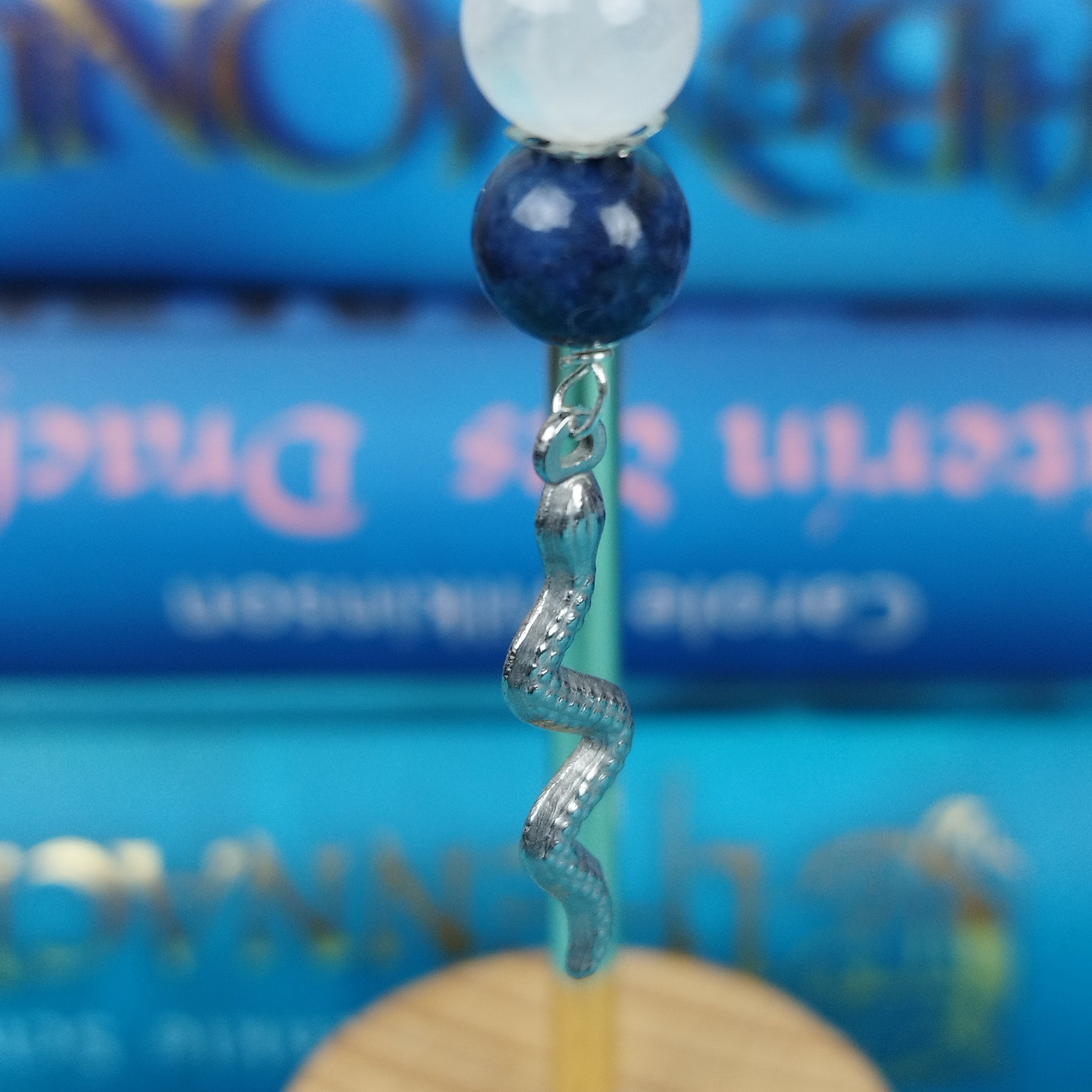 Schmuckset Himmelsschlange: Kette und Ohrringe