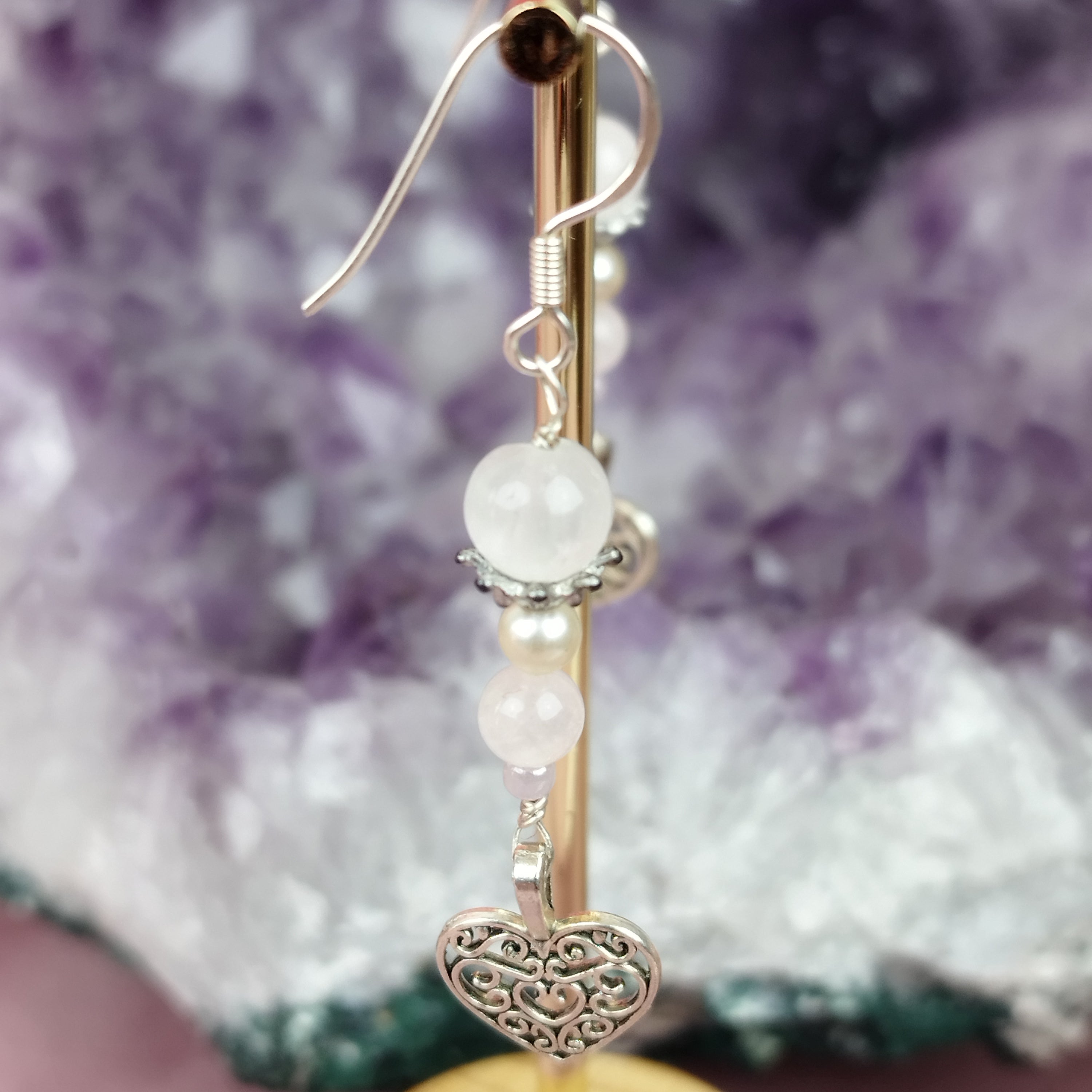 Schmuckset Priesterin: Ritualkopfschmuck und Ohrringe