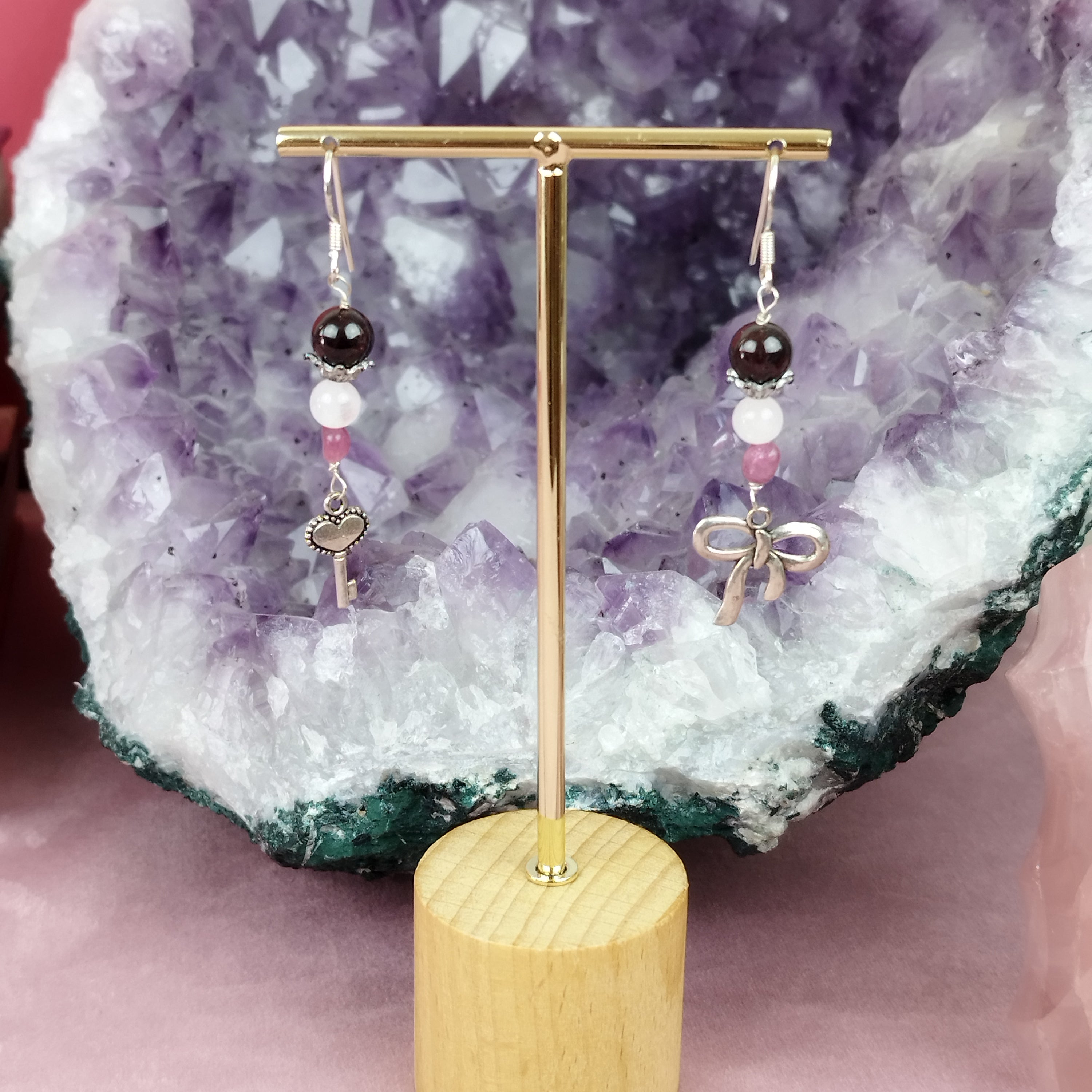 Schmuckset Selbstliebe: Ritualkopfschmuck und Ohrringe