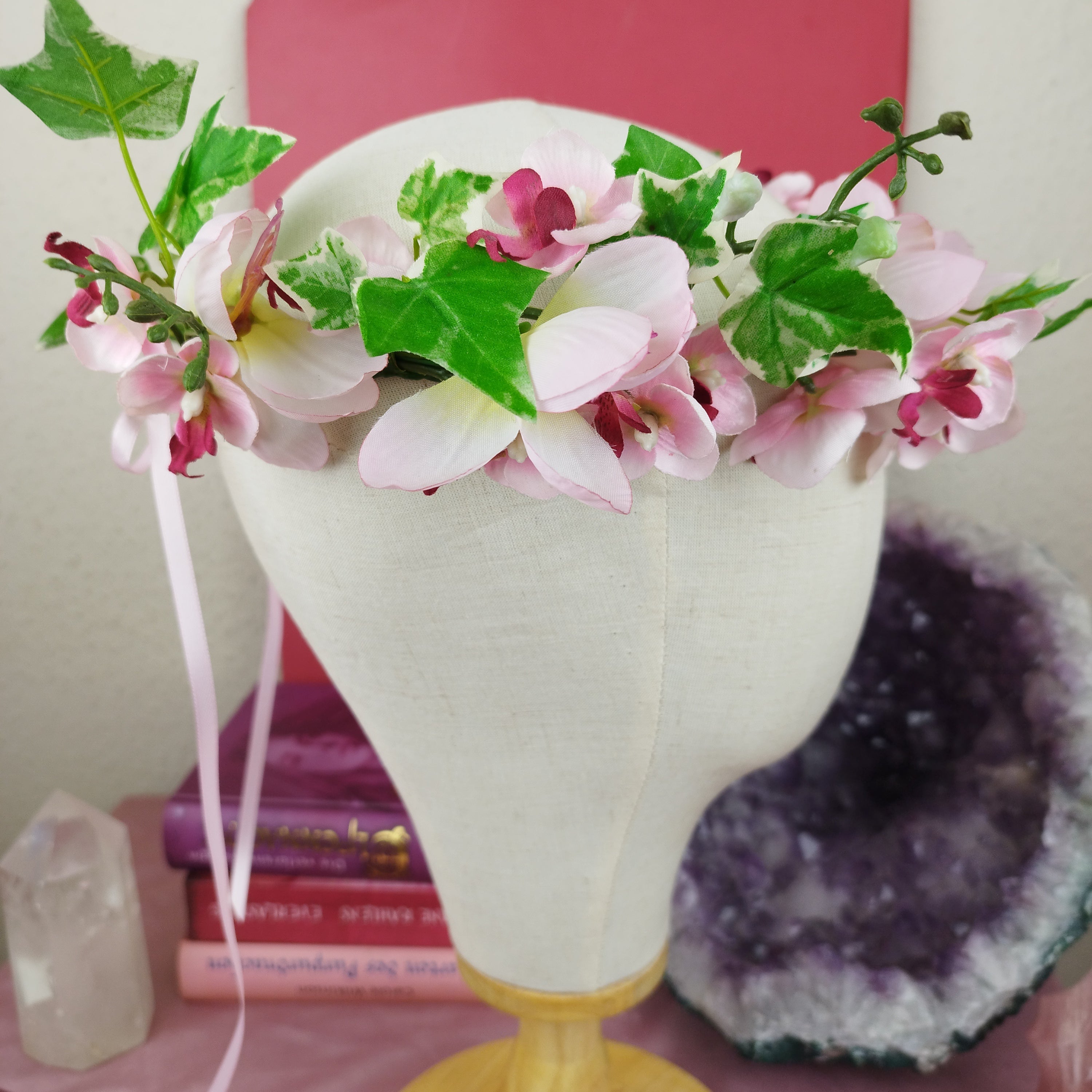 Schmuckset Selbstliebe: Ritualkopfschmuck und Ohrringe